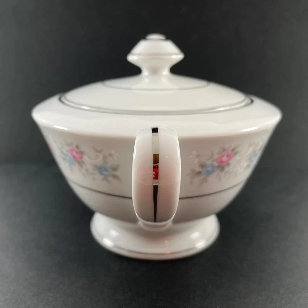 M Fine China rosemary pattern